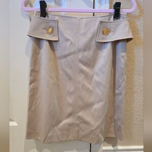 Escada Wool Tan Skirt Size 34